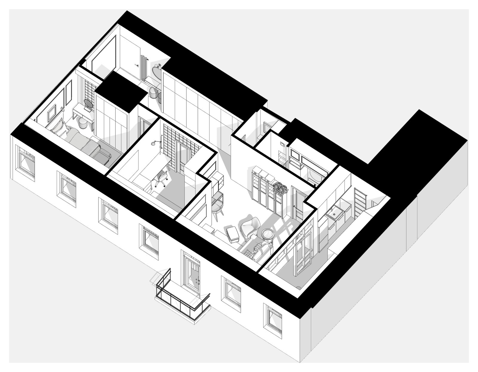 Перепланировка в старом фонде