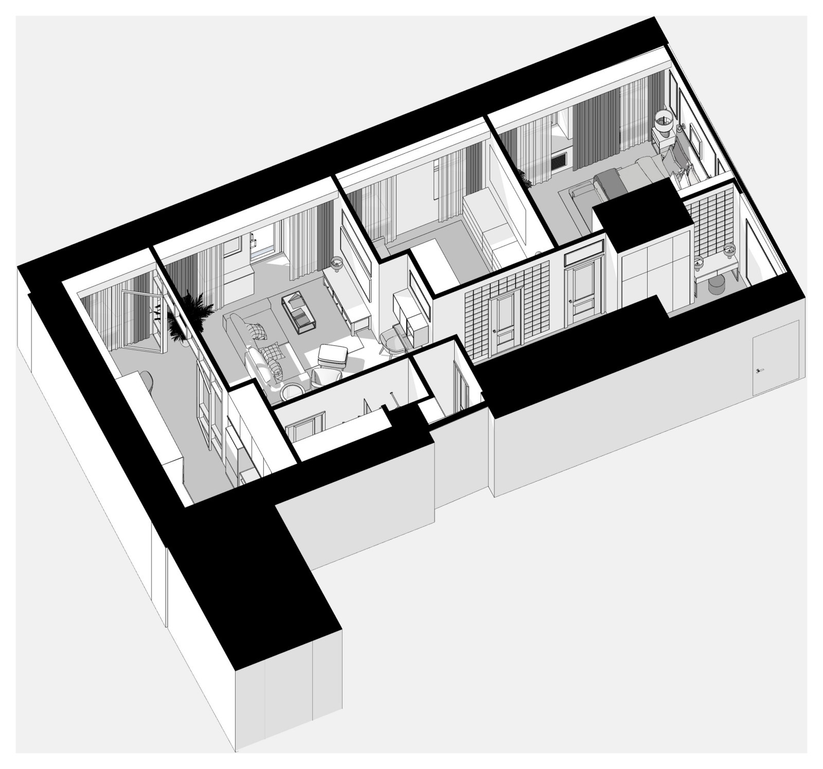 Обложка проекта: Перепланировка в старом фонде
