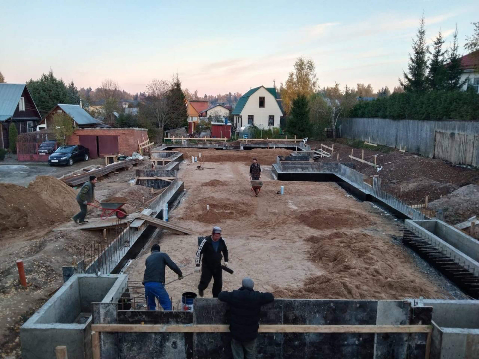 Строительство дома в Чигасово