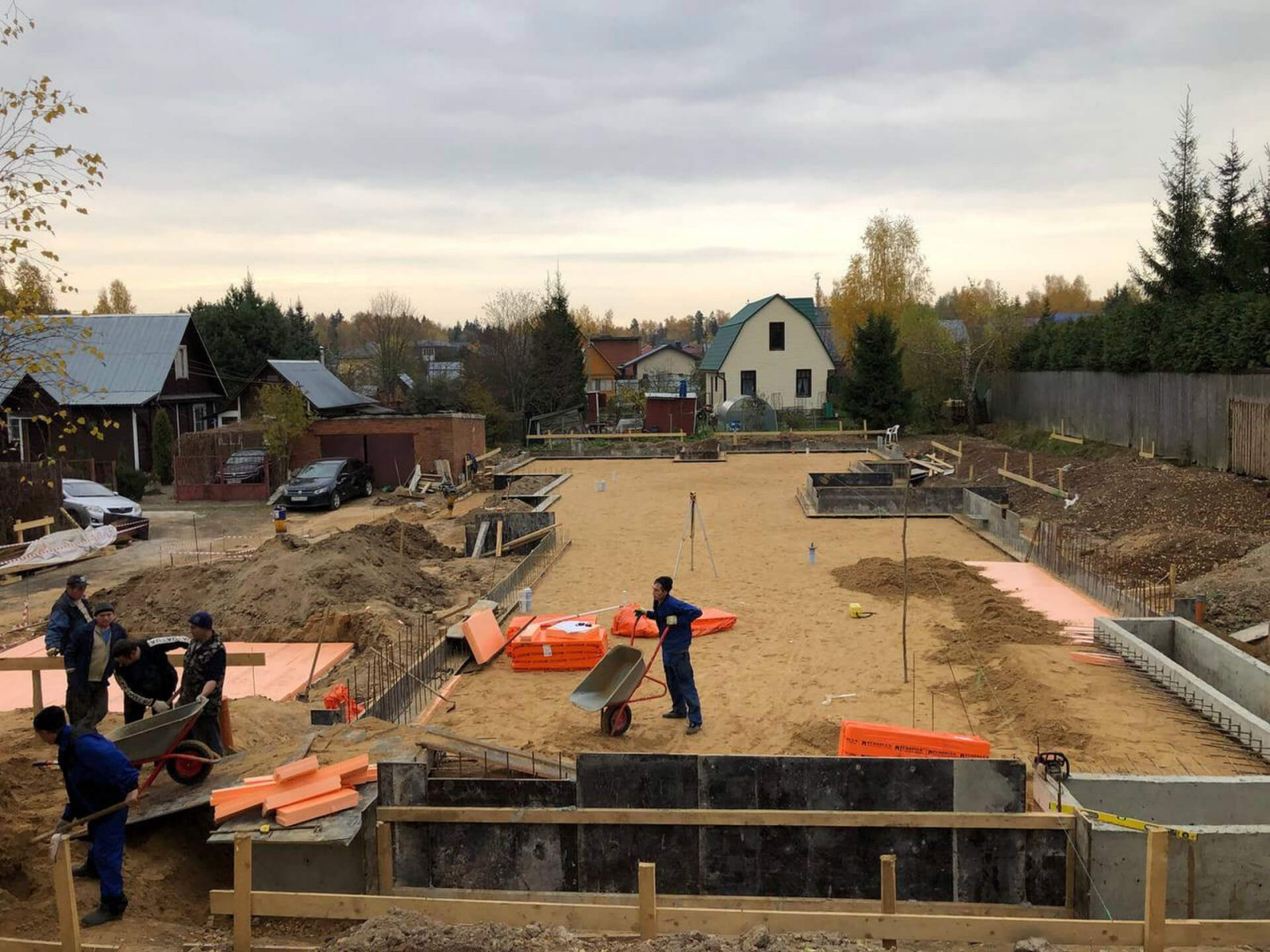 Строительство дома в Чигасово