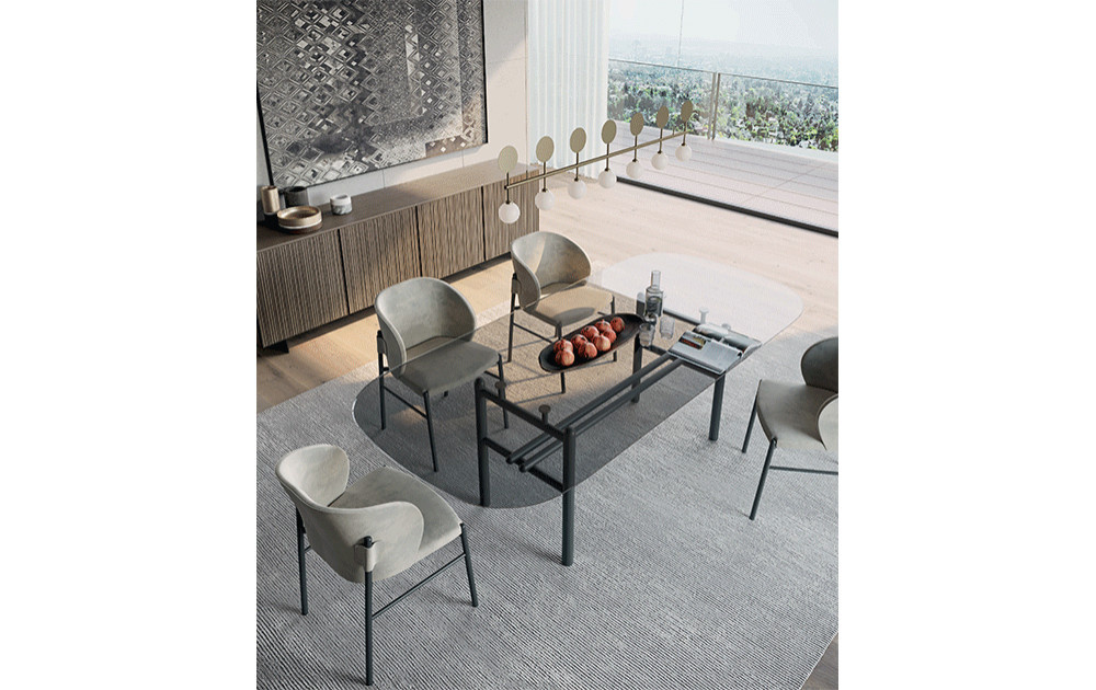 Проекты столовых групп Living Collection by Dallagnese Italy