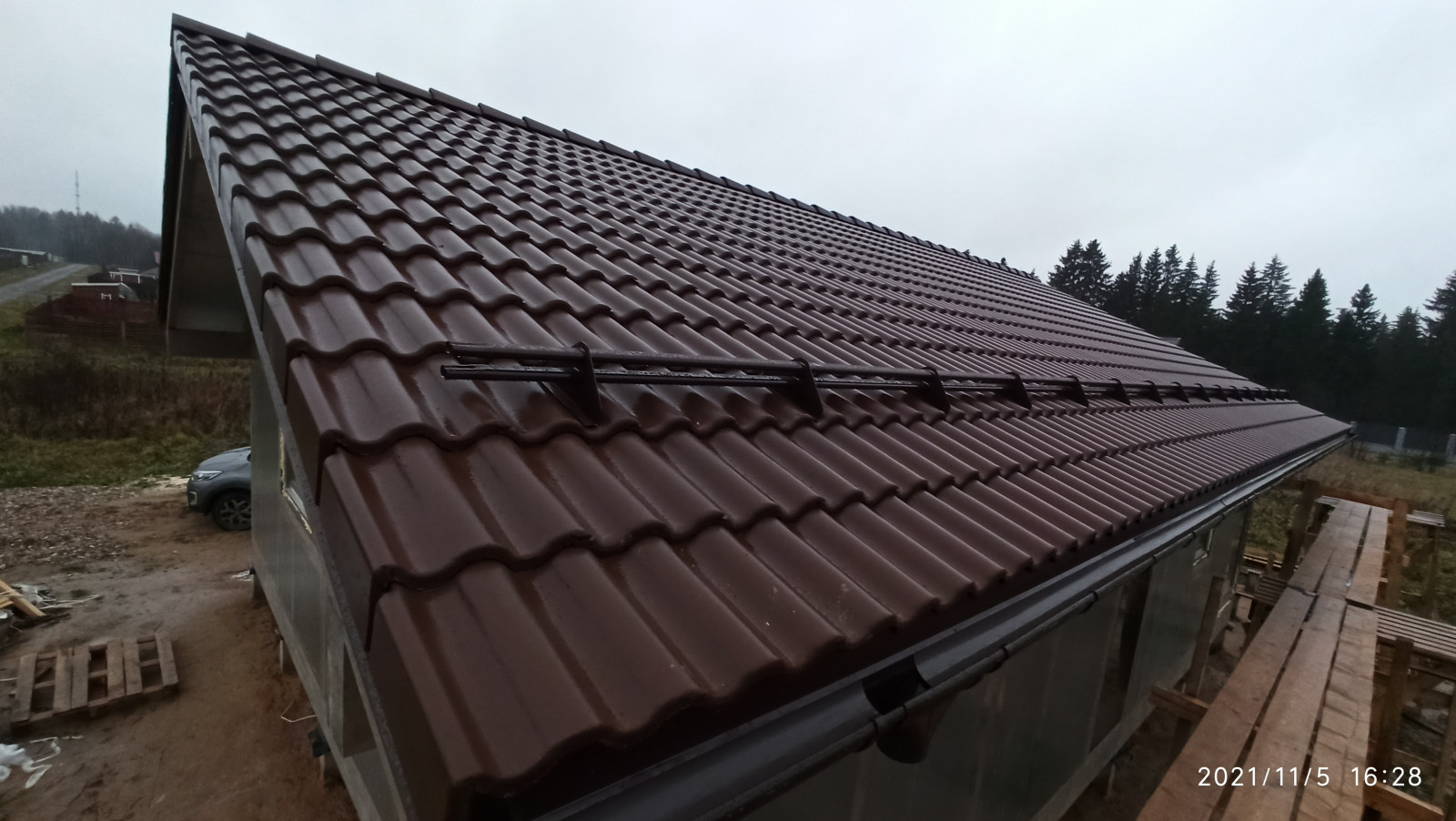 Монтаж черепицы