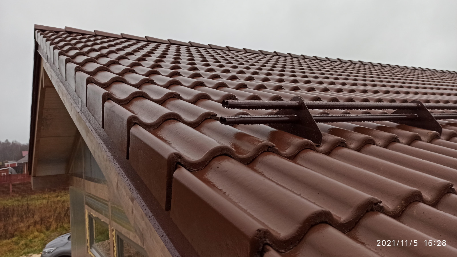 Монтаж черепицы