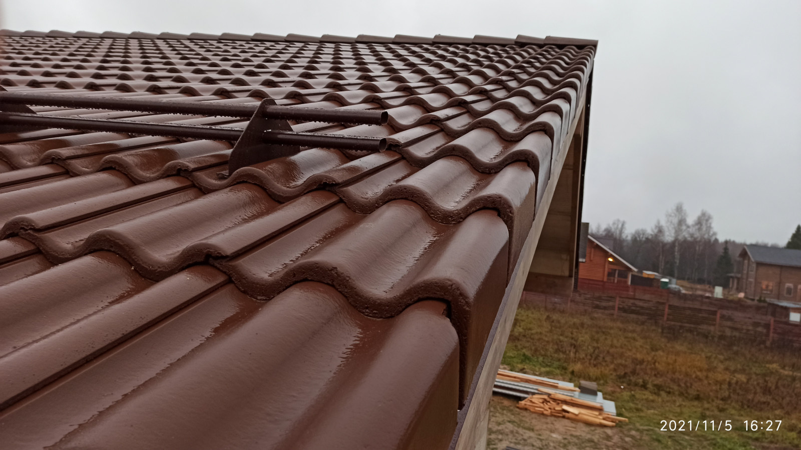 Монтаж черепицы