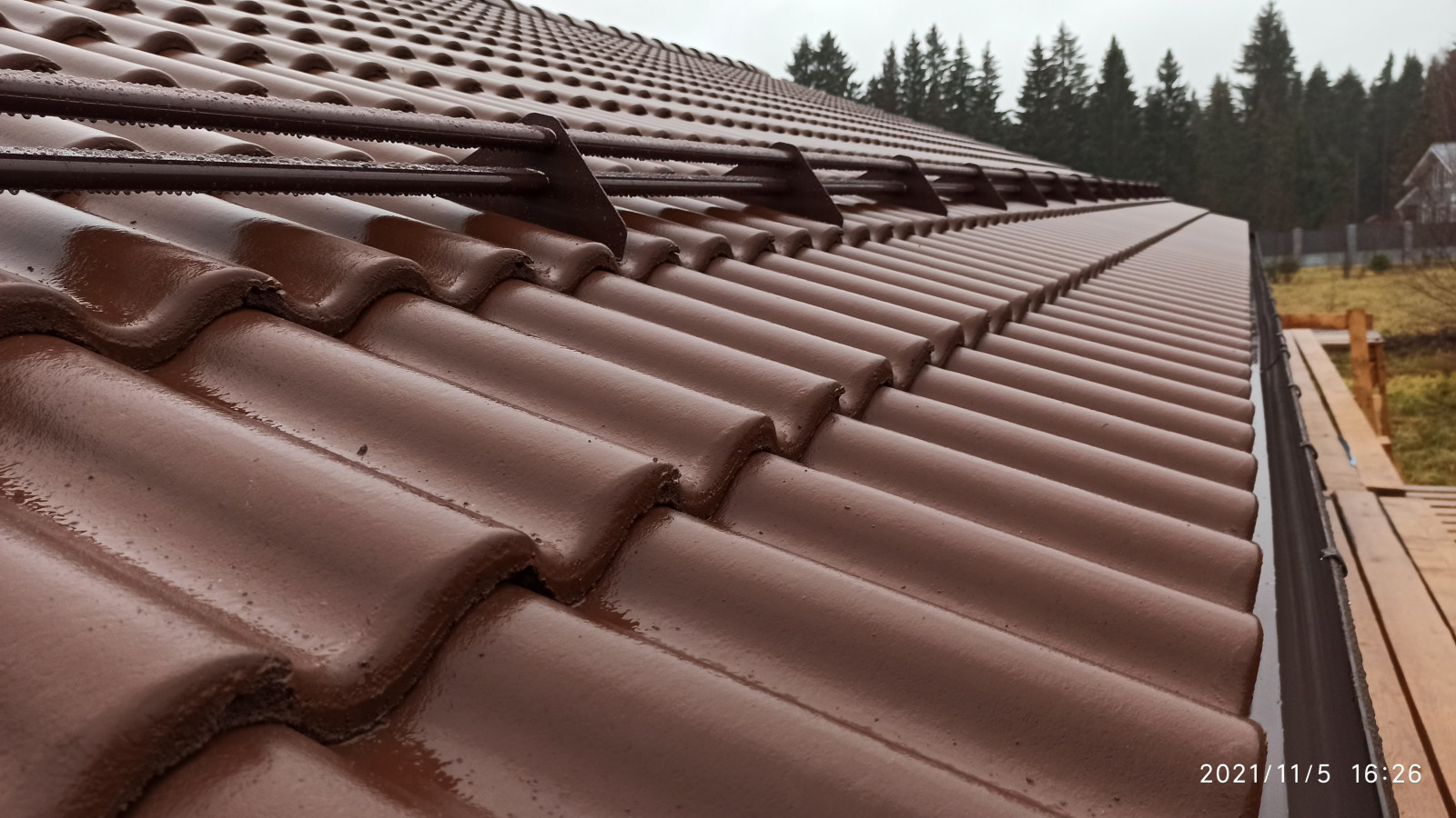 Монтаж черепицы