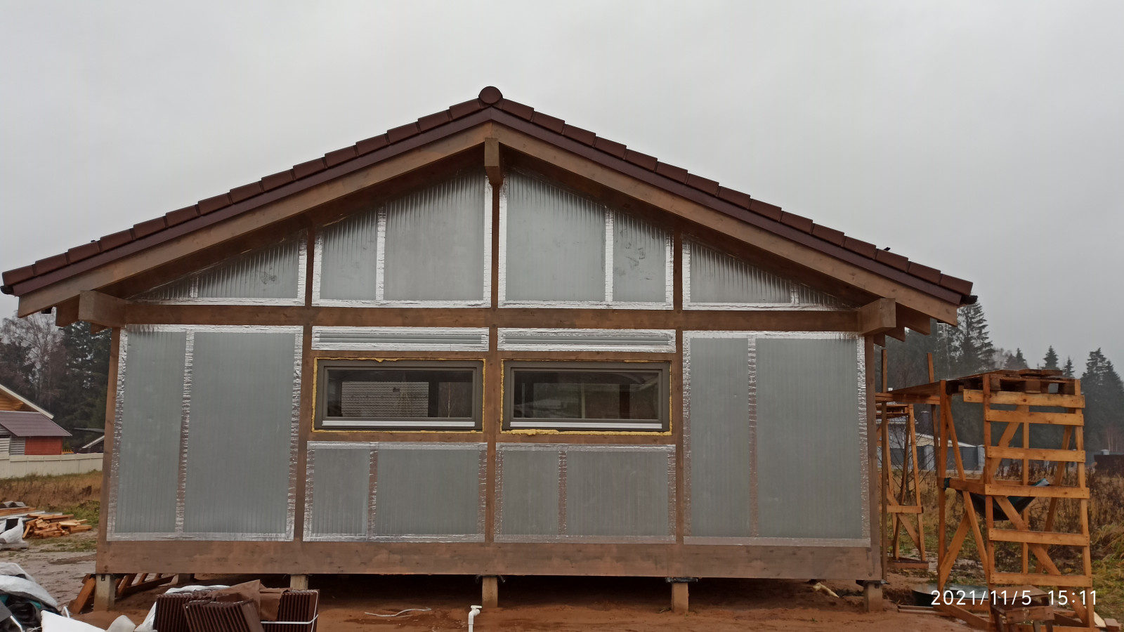 Монтаж черепицы