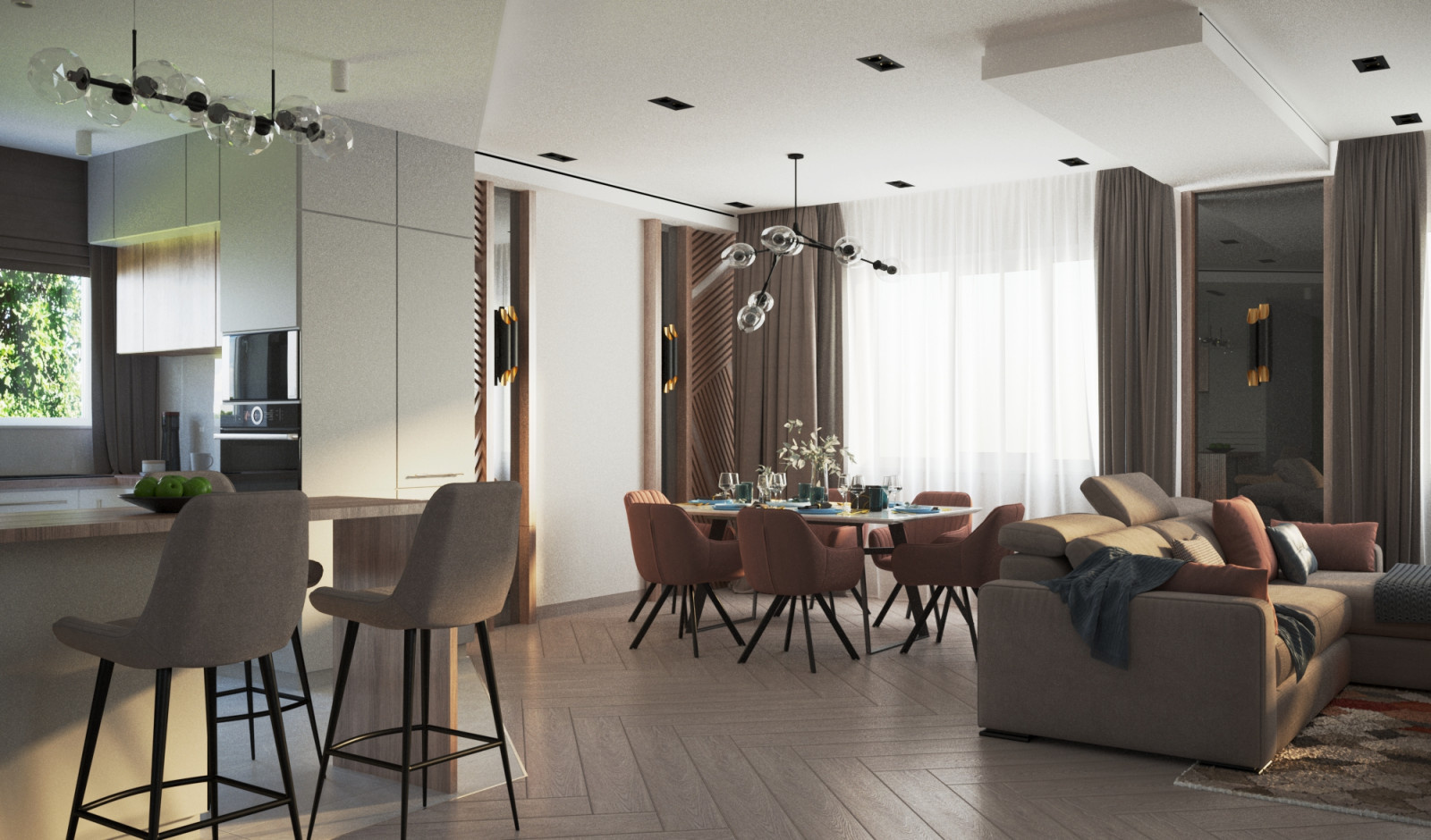 Дом 180 кв.м. Современный стиль