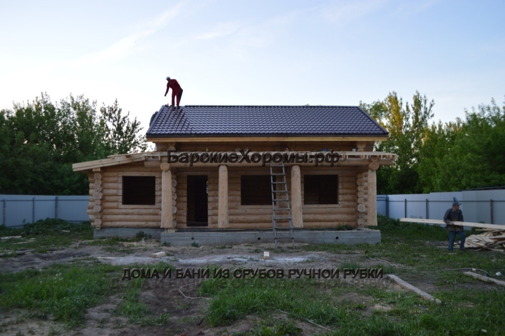 сруб дома бани "Берегиня"