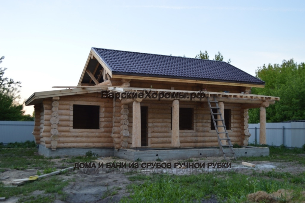 сруб дома бани "Берегиня"
