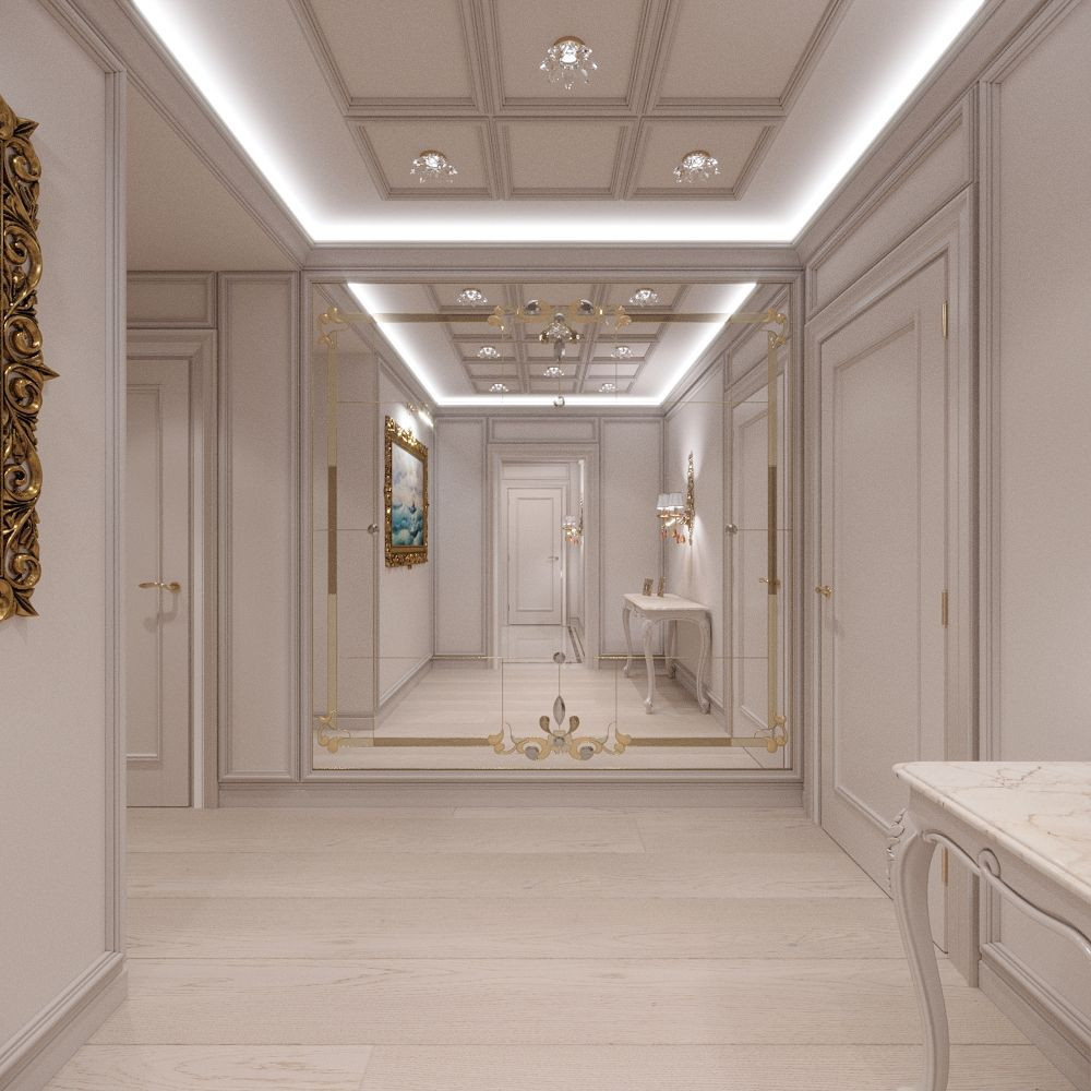 Дизайн прихожей 4-комнатной квартиры в Москве