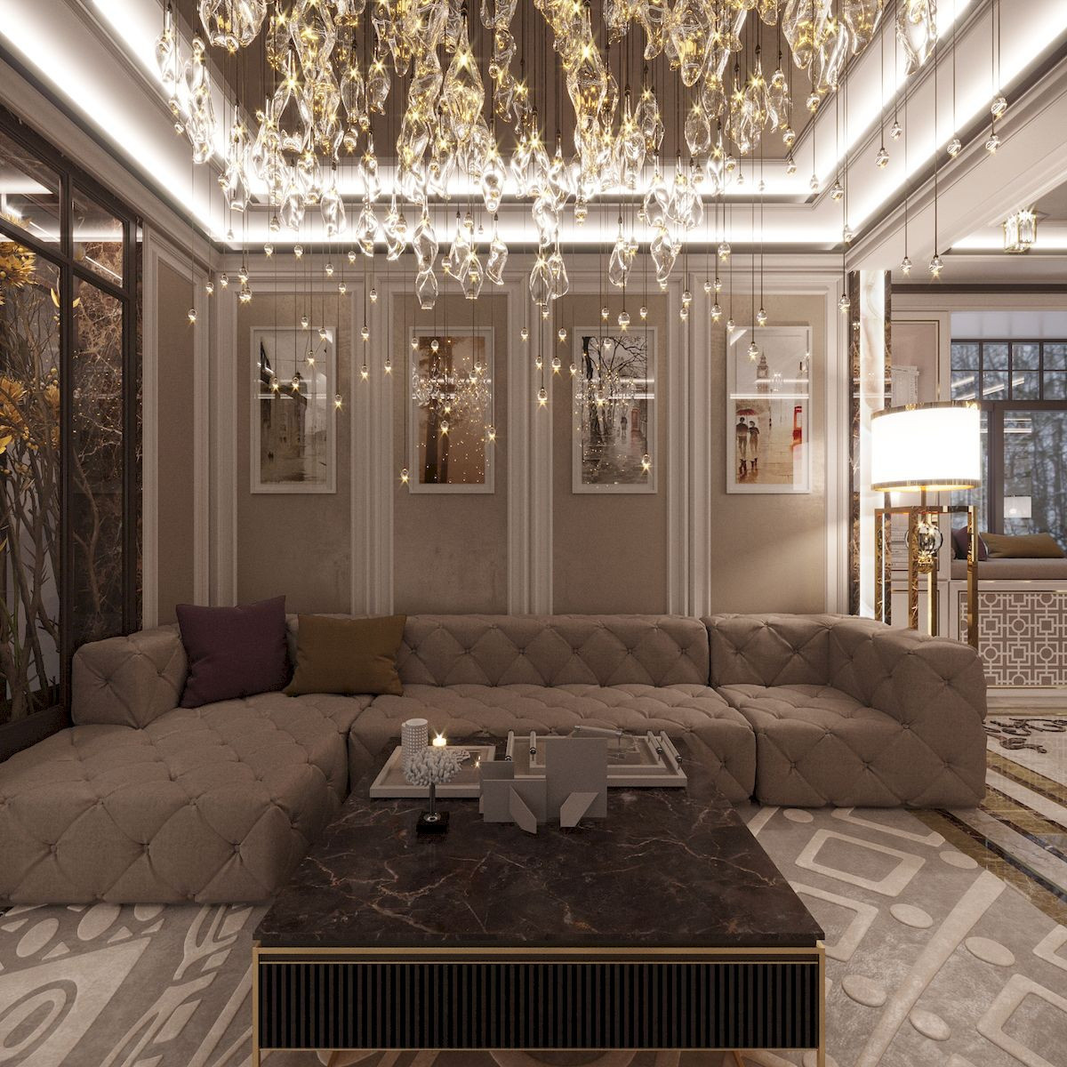 Дизайн таунхауса 100 кв. м в Куркино