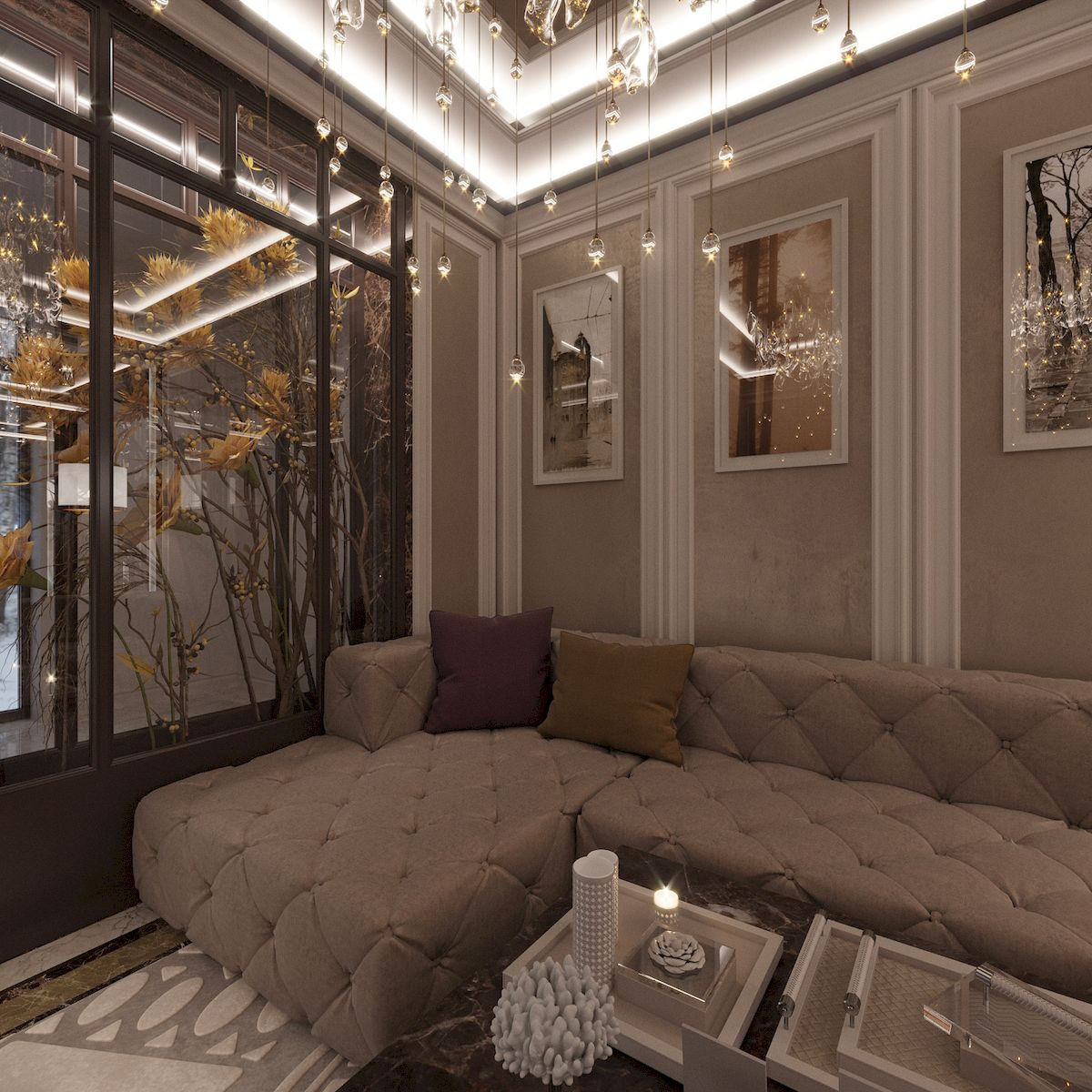 Дизайн таунхауса 100 кв. м в Куркино