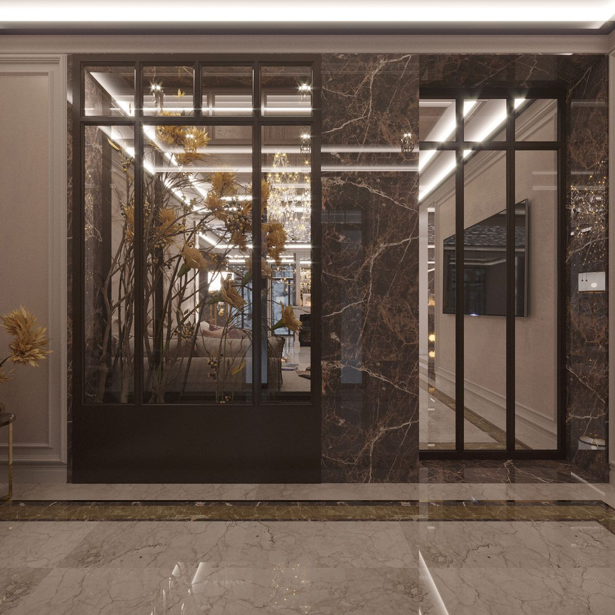 Дизайн таунхауса 100 кв. м в Куркино