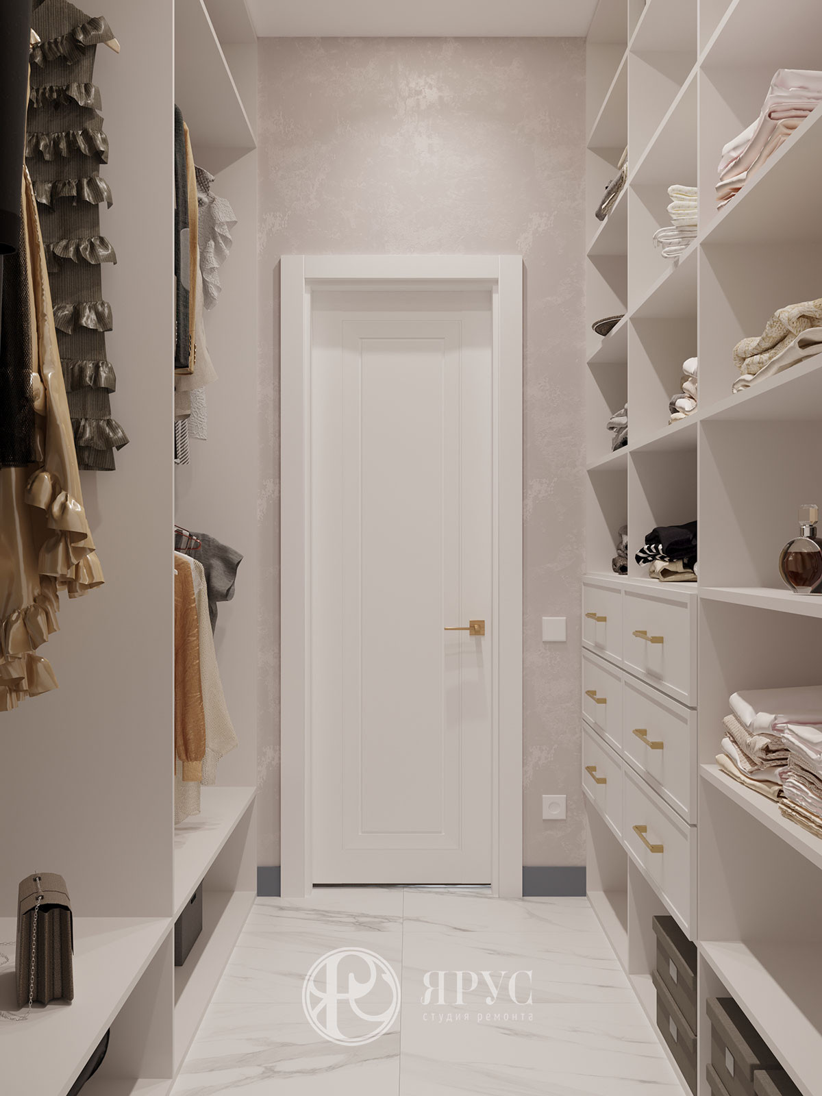 Дизайн-проект квартиры в современном стиле площадью 61м2