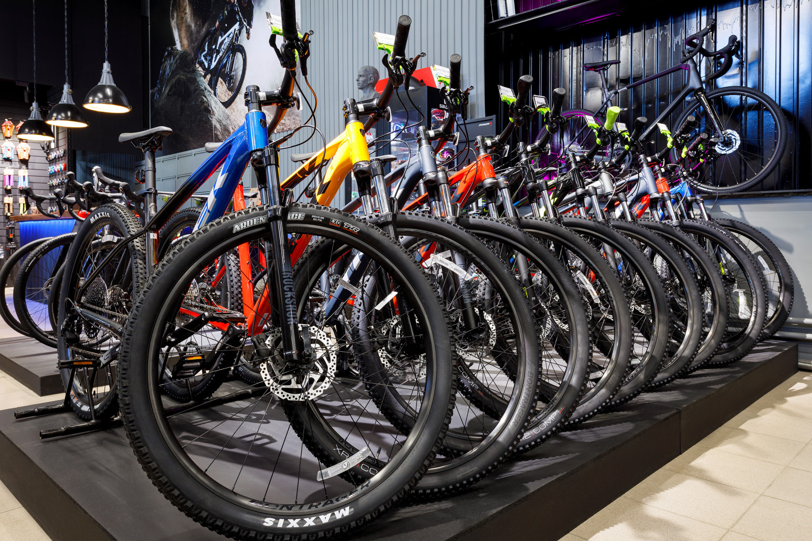 Съемка веломагазина