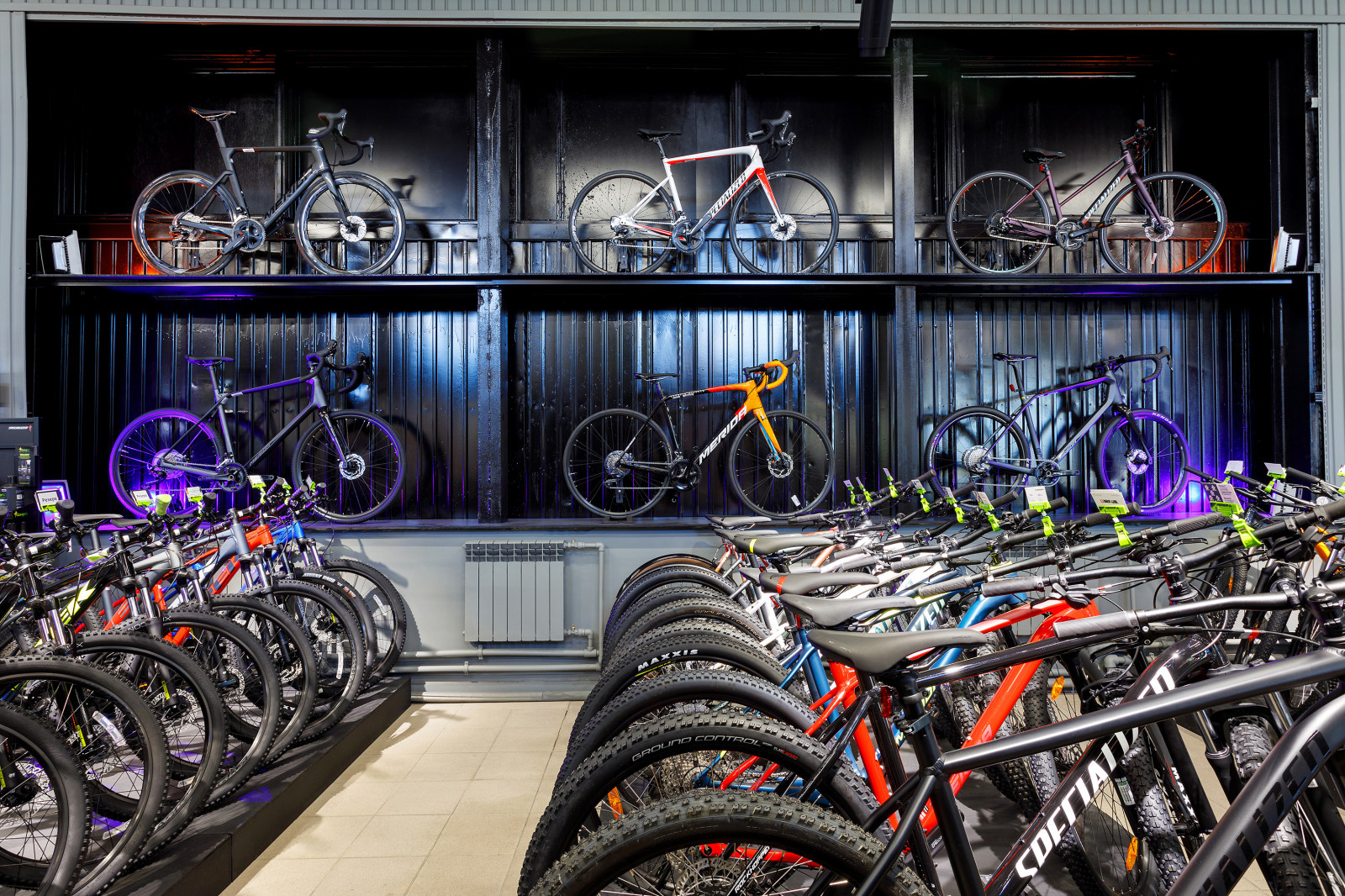 Съемка веломагазина