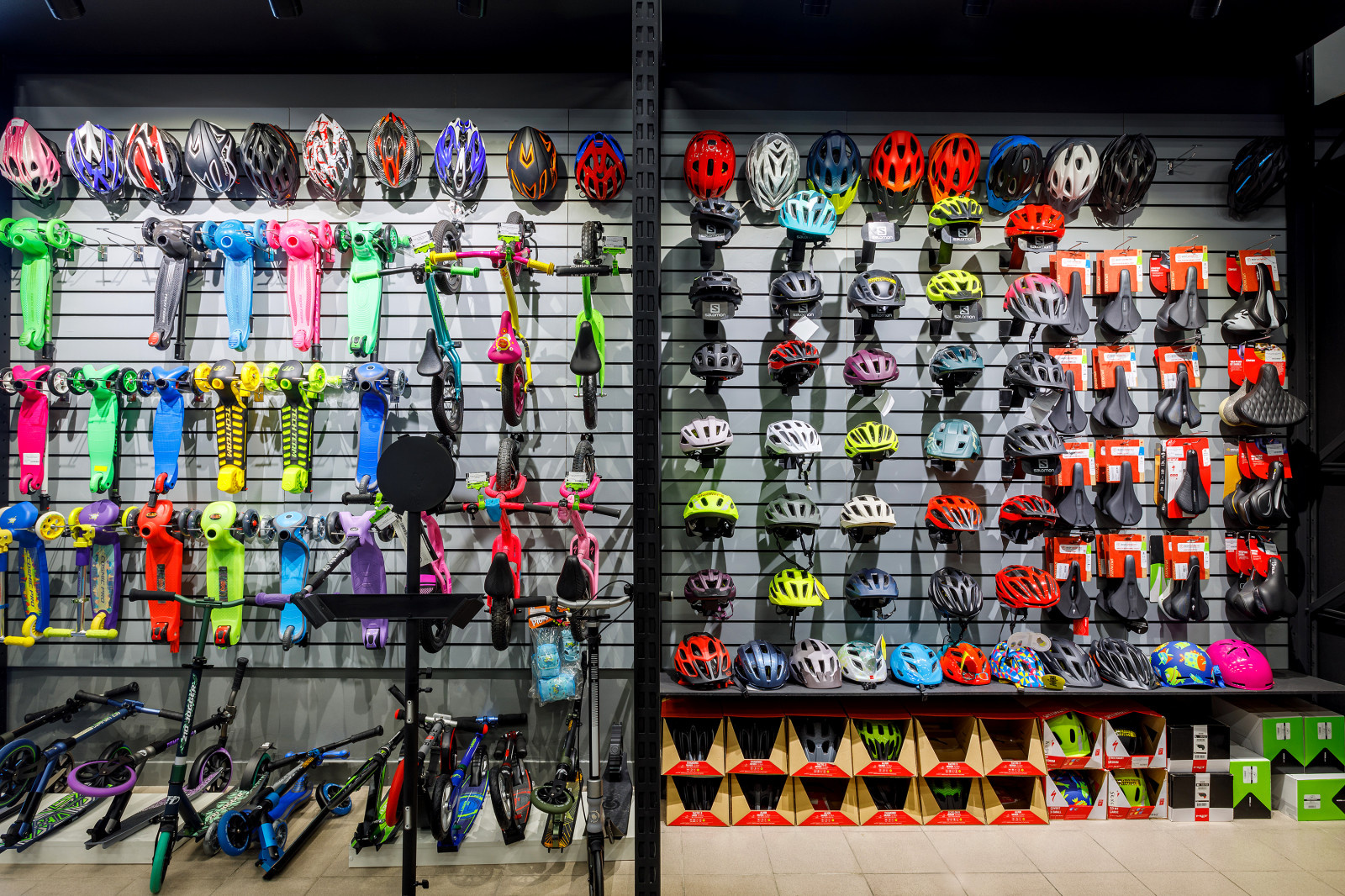 Съемка веломагазина