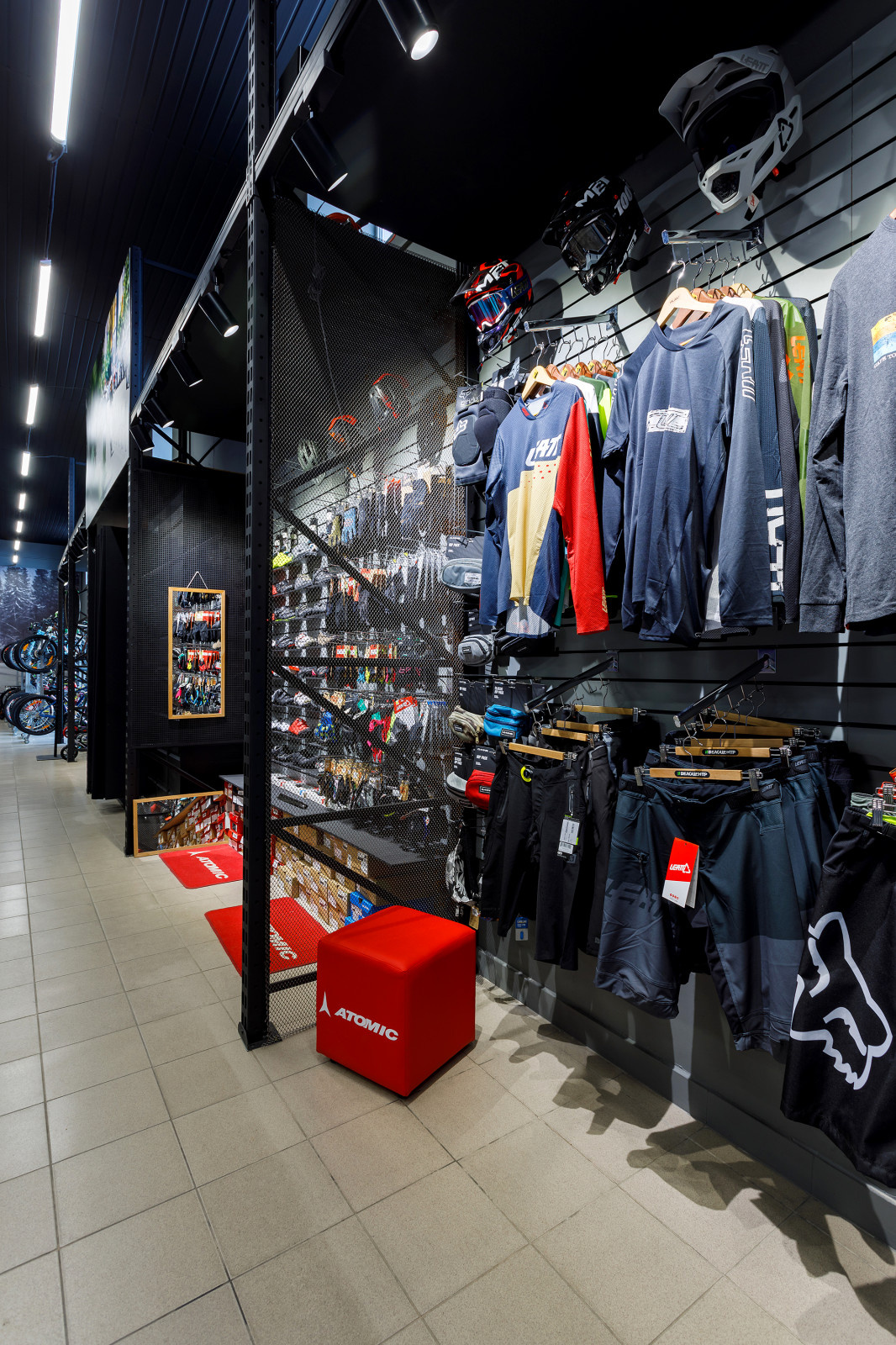 Съемка веломагазина