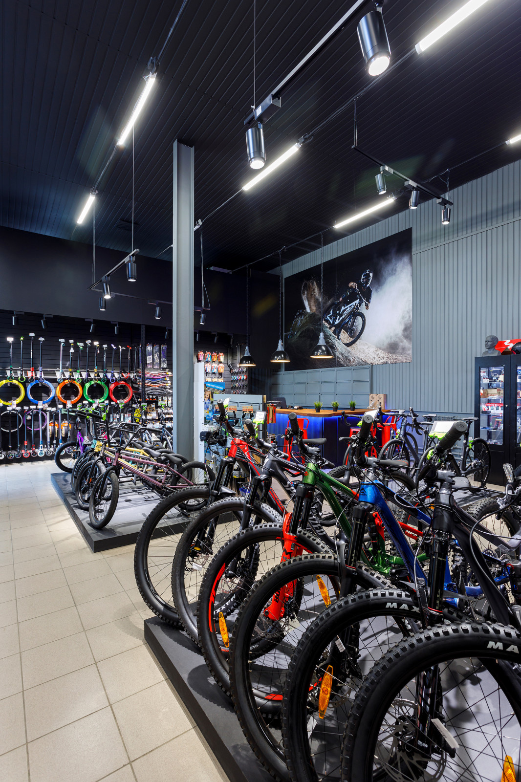 Съемка веломагазина