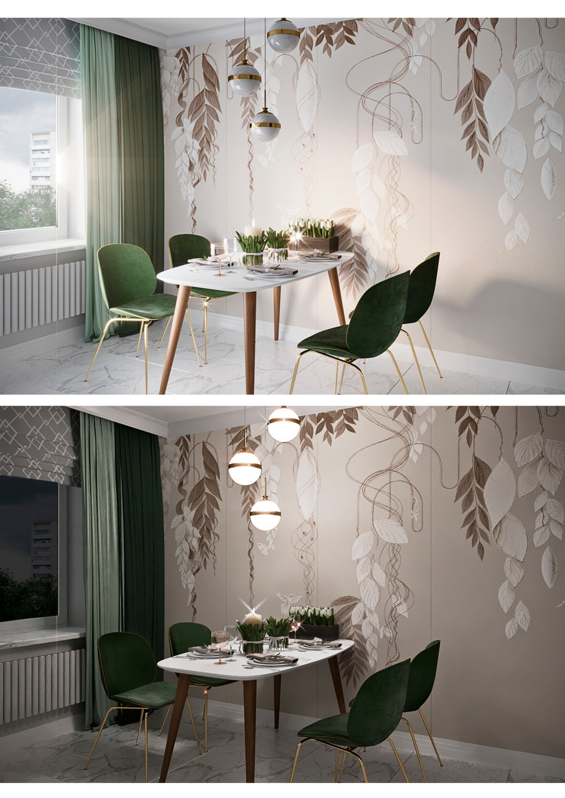 Визуализация 3-4омнатной квартиры в Люберцы