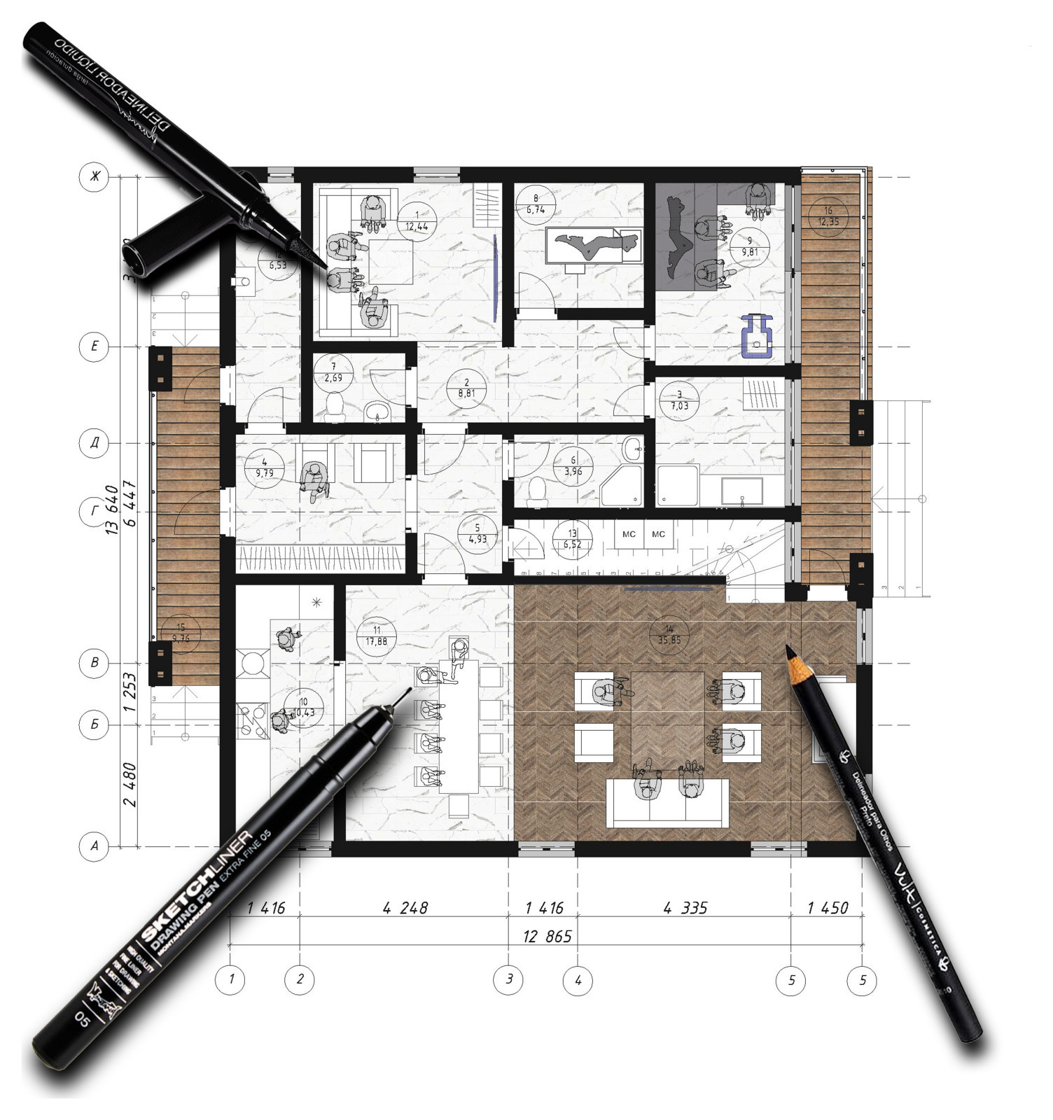 дом в современном стиле 2