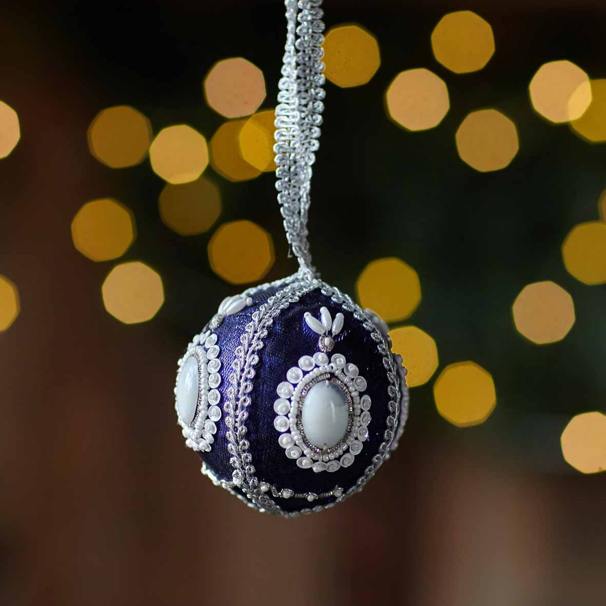 Новогодний шар "Павлин"