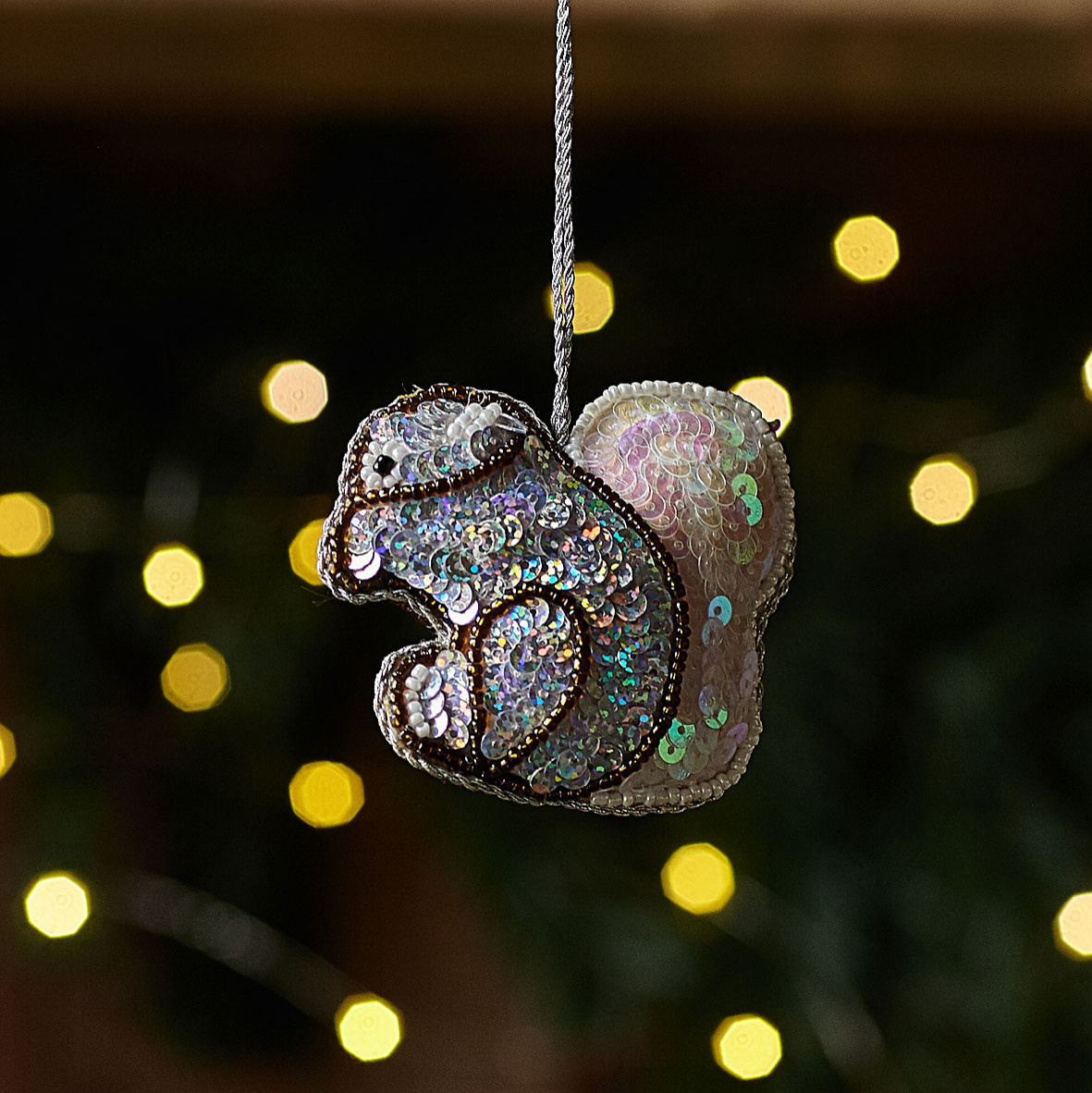 Елочная игрушка "Белка"