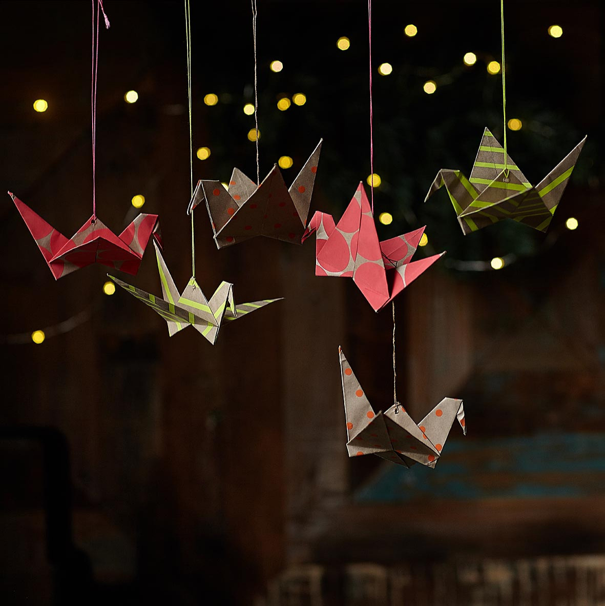 Набор новогодних игрушек ЖУРАВЛИКИ