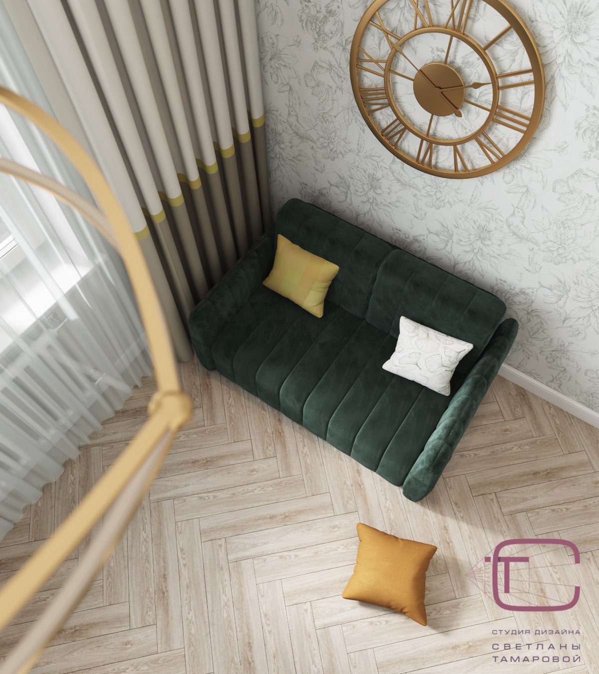 Интерьер частного дома в КП Заря-1