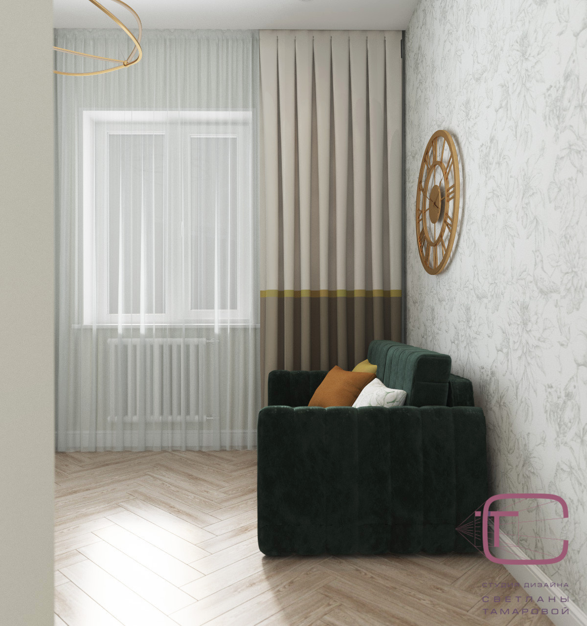 Интерьер частного дома в КП Заря-1