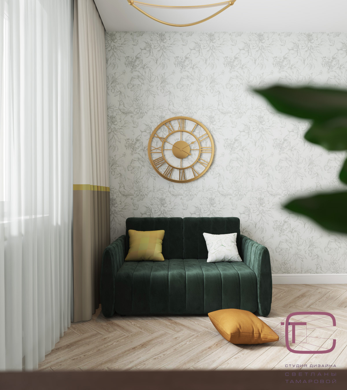 Интерьер частного дома в КП Заря-1