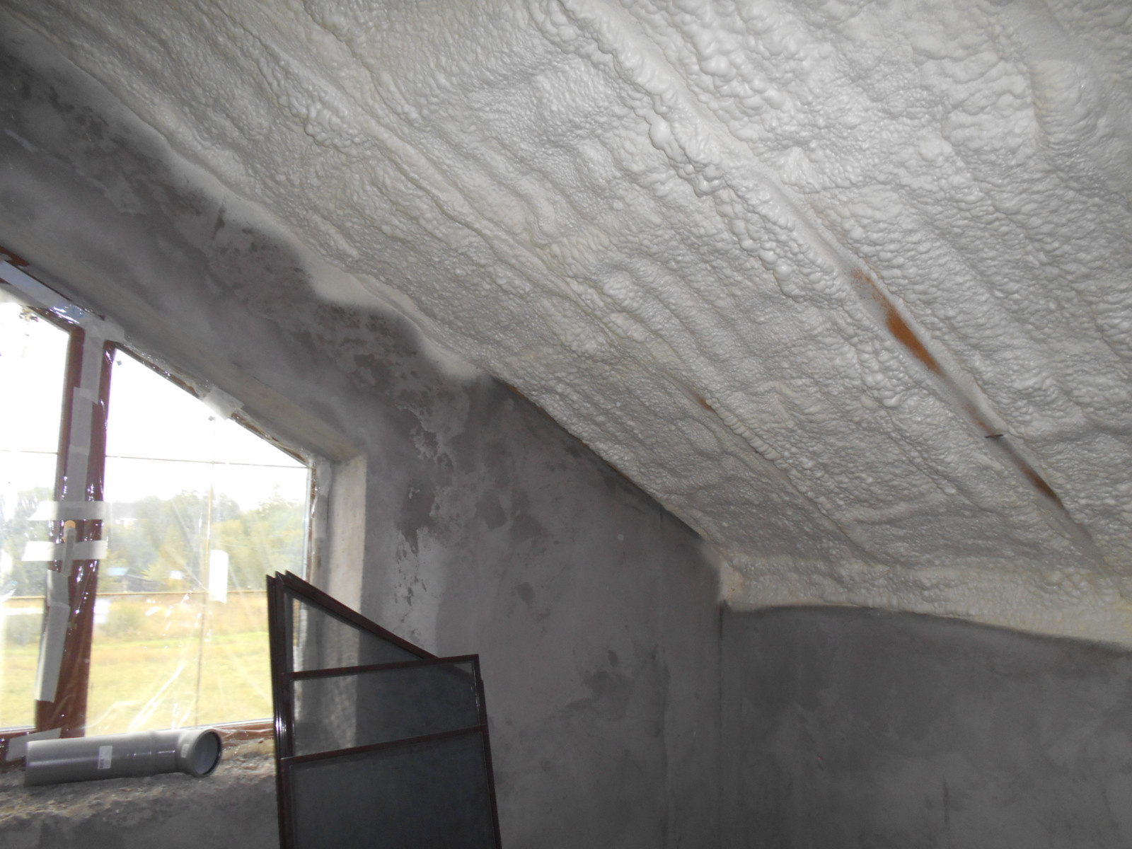 Утепление кровли пенополиуретаном