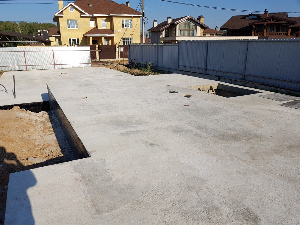 Поселок Вешки, фундаментные работы 260 м2