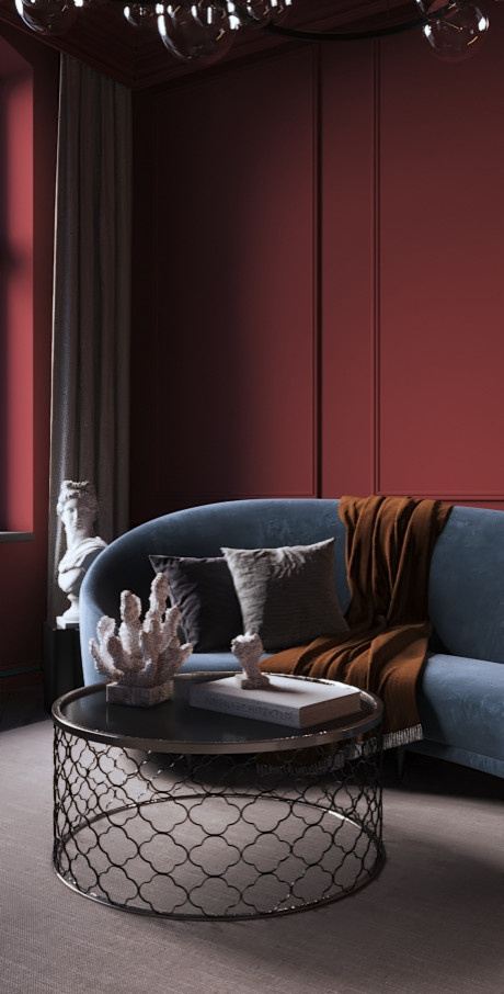 Винный цвет в неоклассике