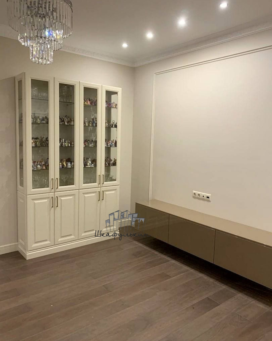 Модульный буфет в классическом стиле и тумба