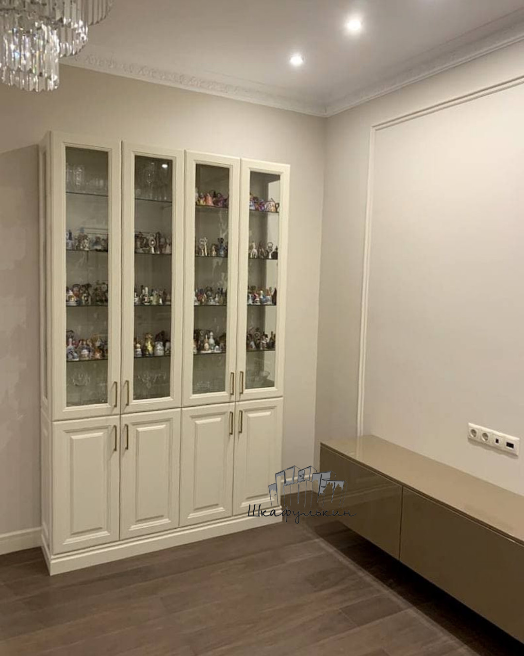 Модульный буфет в классическом стиле и тумба