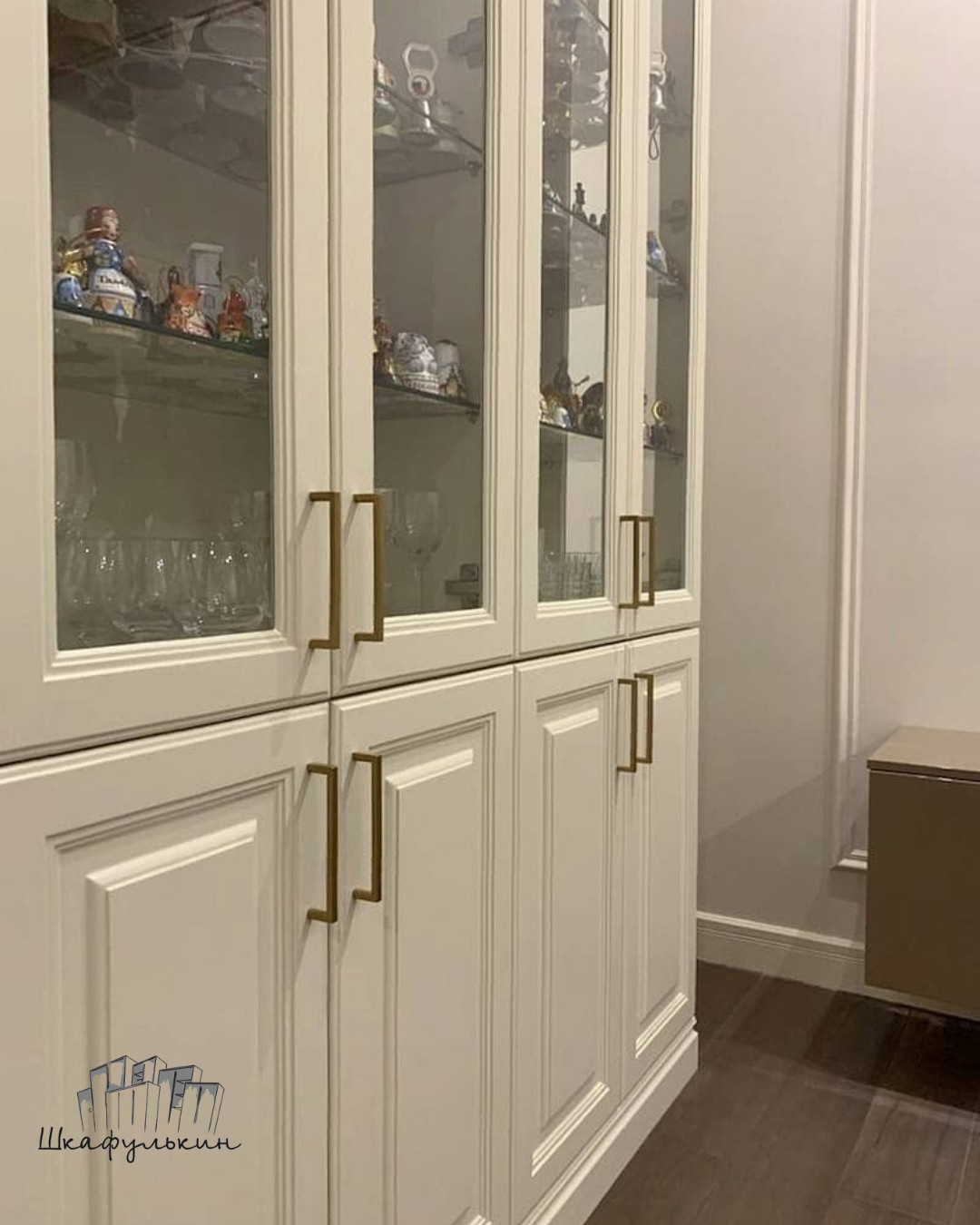 Модульный буфет в классическом стиле и тумба