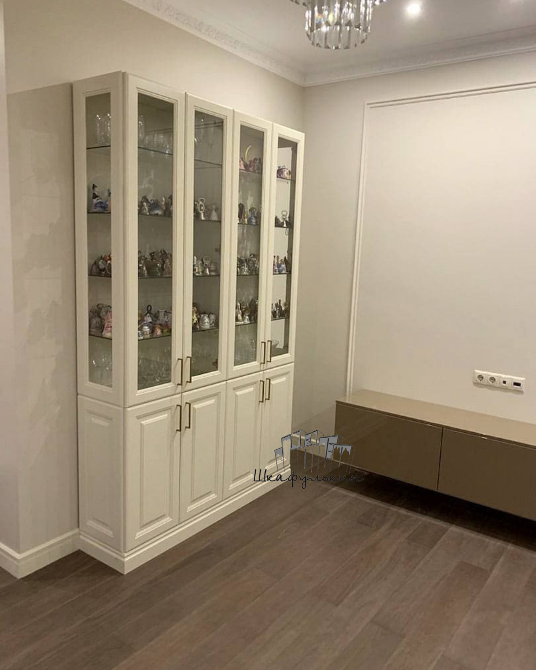 Модульный буфет в классическом стиле и тумба