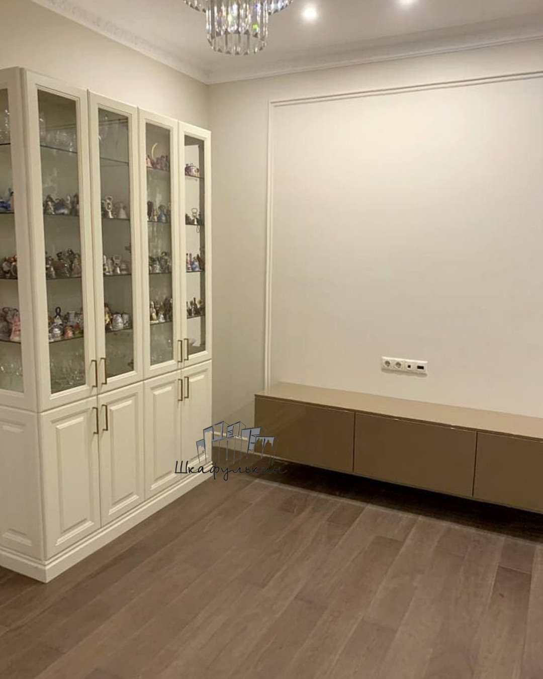 Модульный буфет в классическом стиле и тумба