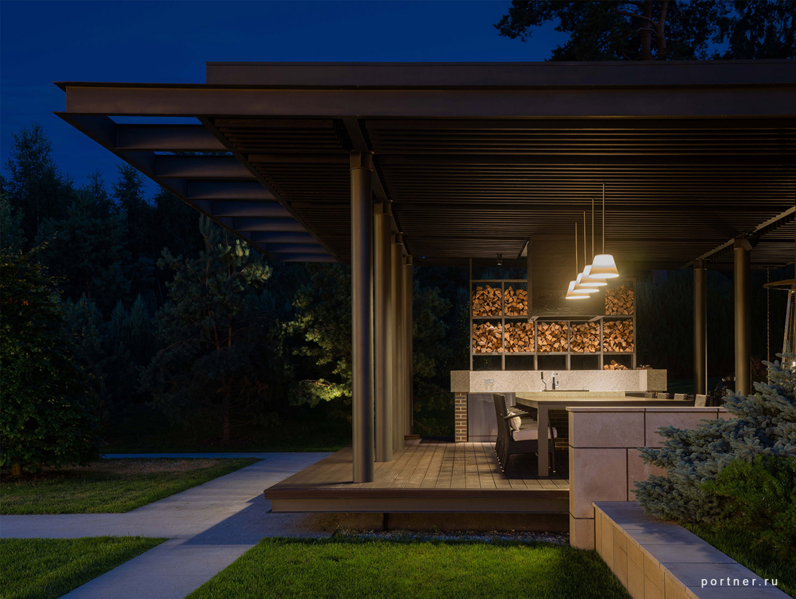 Обложка проекта: Беседка дома CI1000