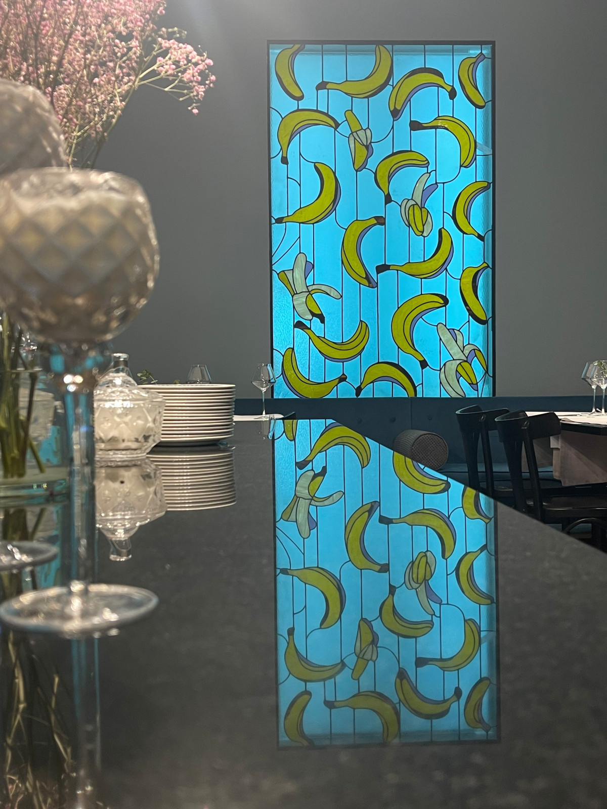 Декор ресторана Чарли