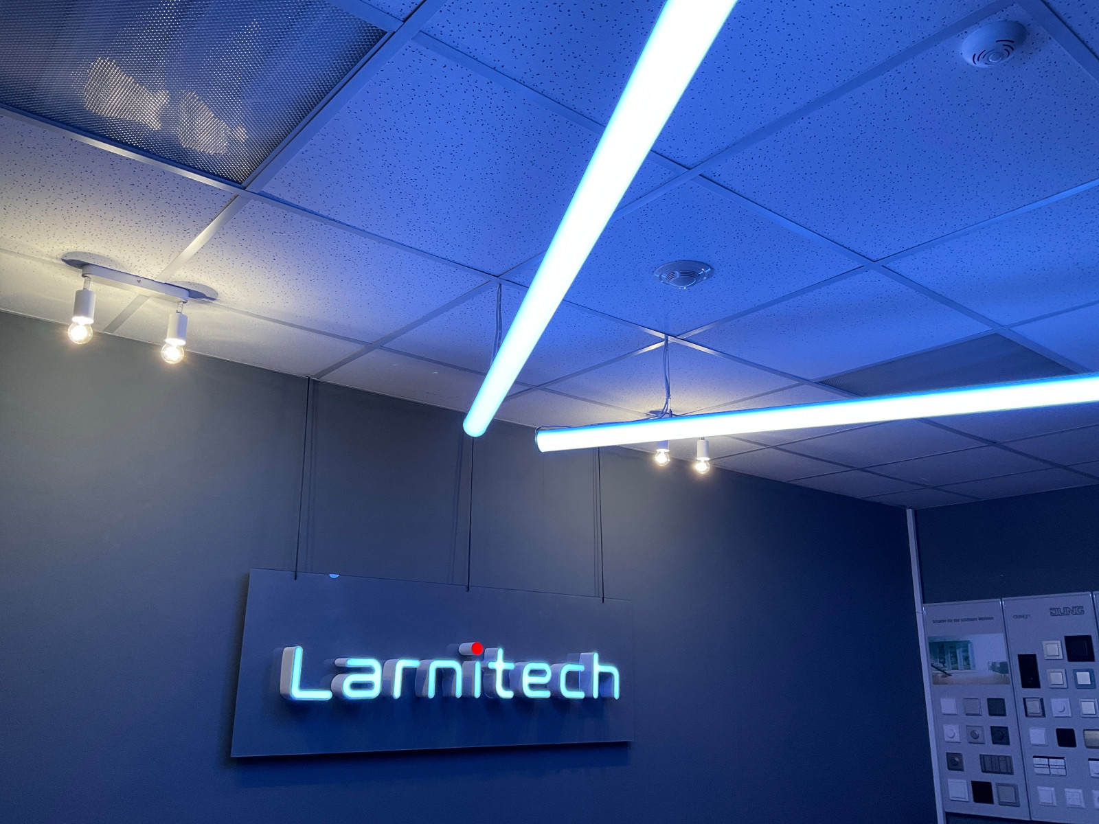 Обложка проекта: Офис шоурум компании LARNITECH - производителя оборудования для Умного дома.