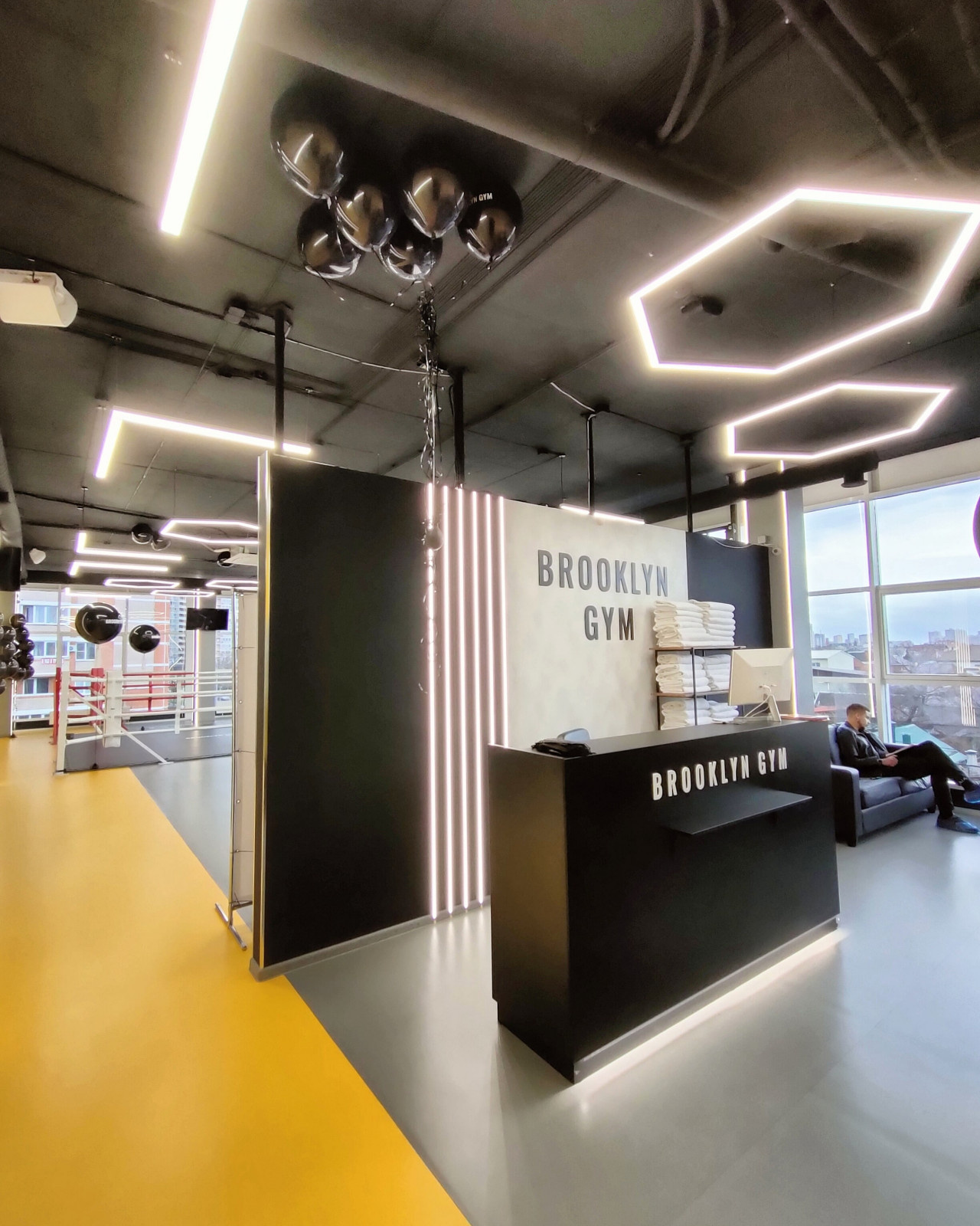 Дизайн фитнес клуба Brooklyn Gym