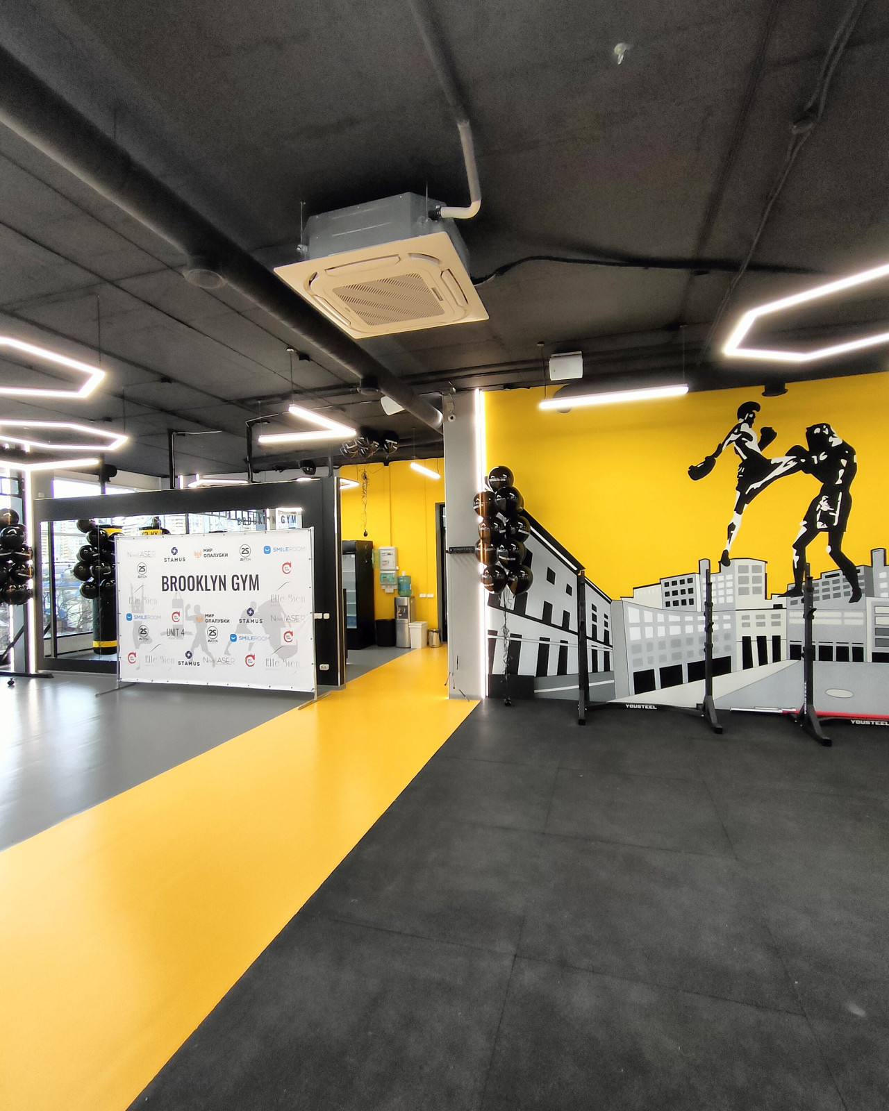 Дизайн фитнес клуба Brooklyn Gym