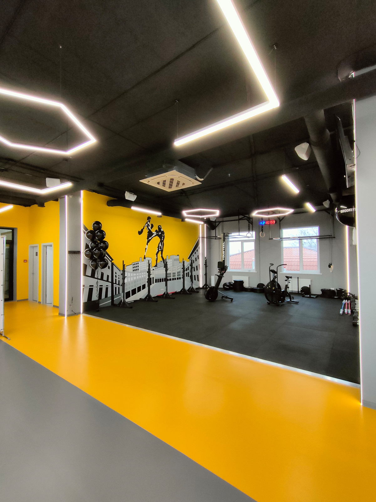 Дизайн фитнес клуба Brooklyn Gym