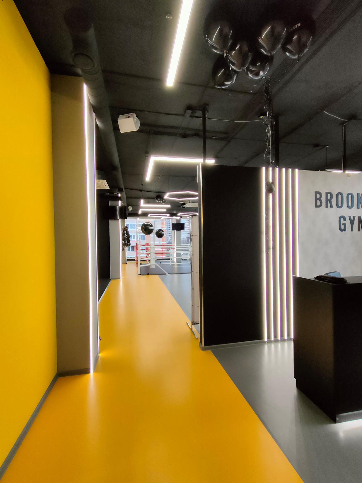 Дизайн фитнес клуба Brooklyn Gym