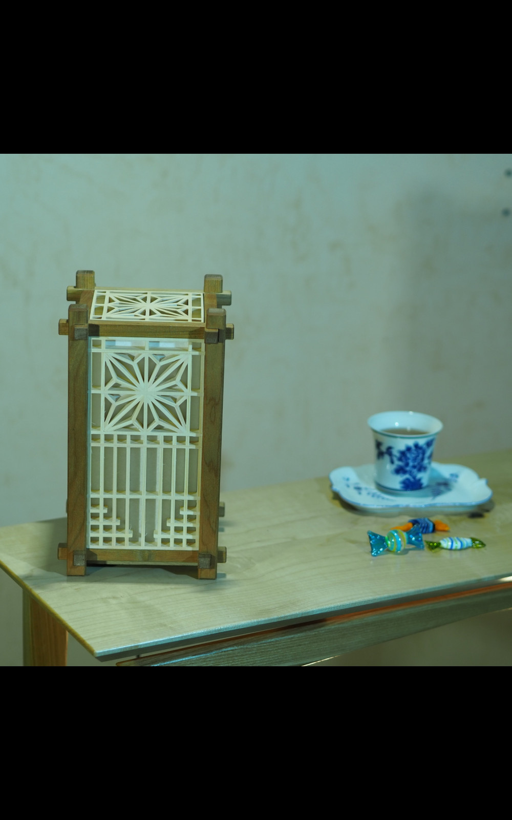 Japanese shoji  amp lantern kumiko