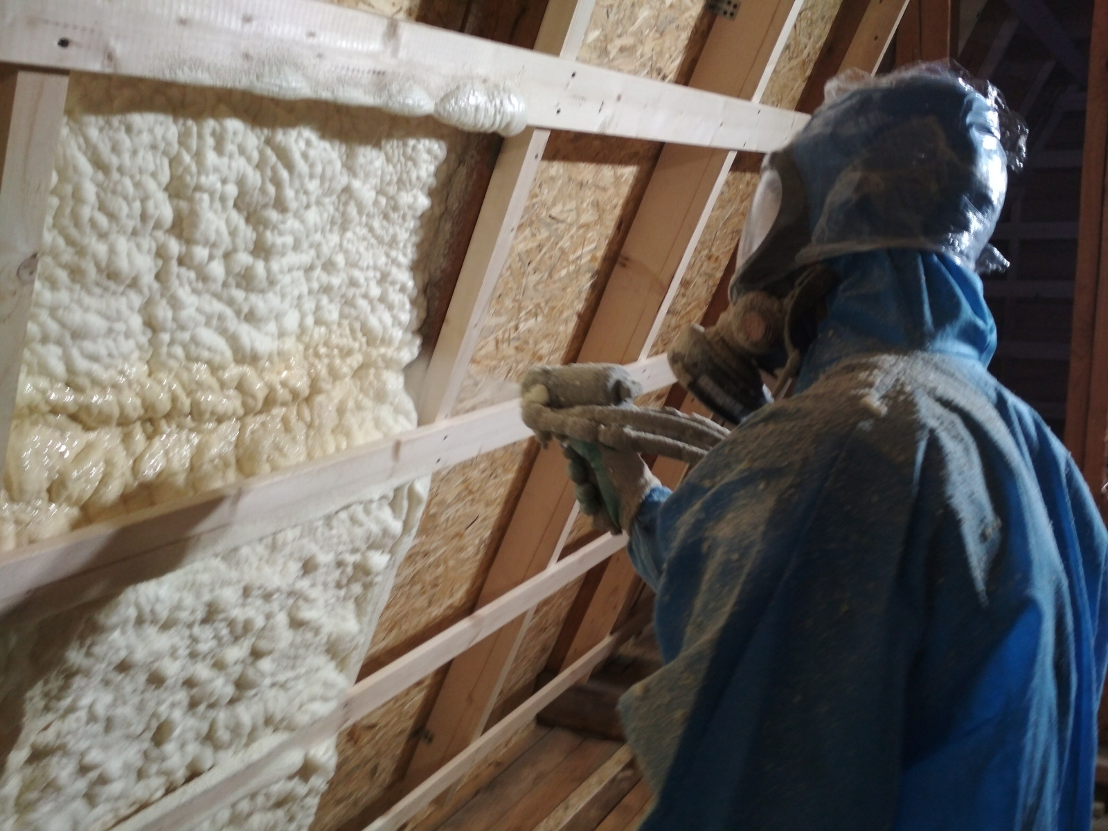 Утепление кровли пенополиуретаном