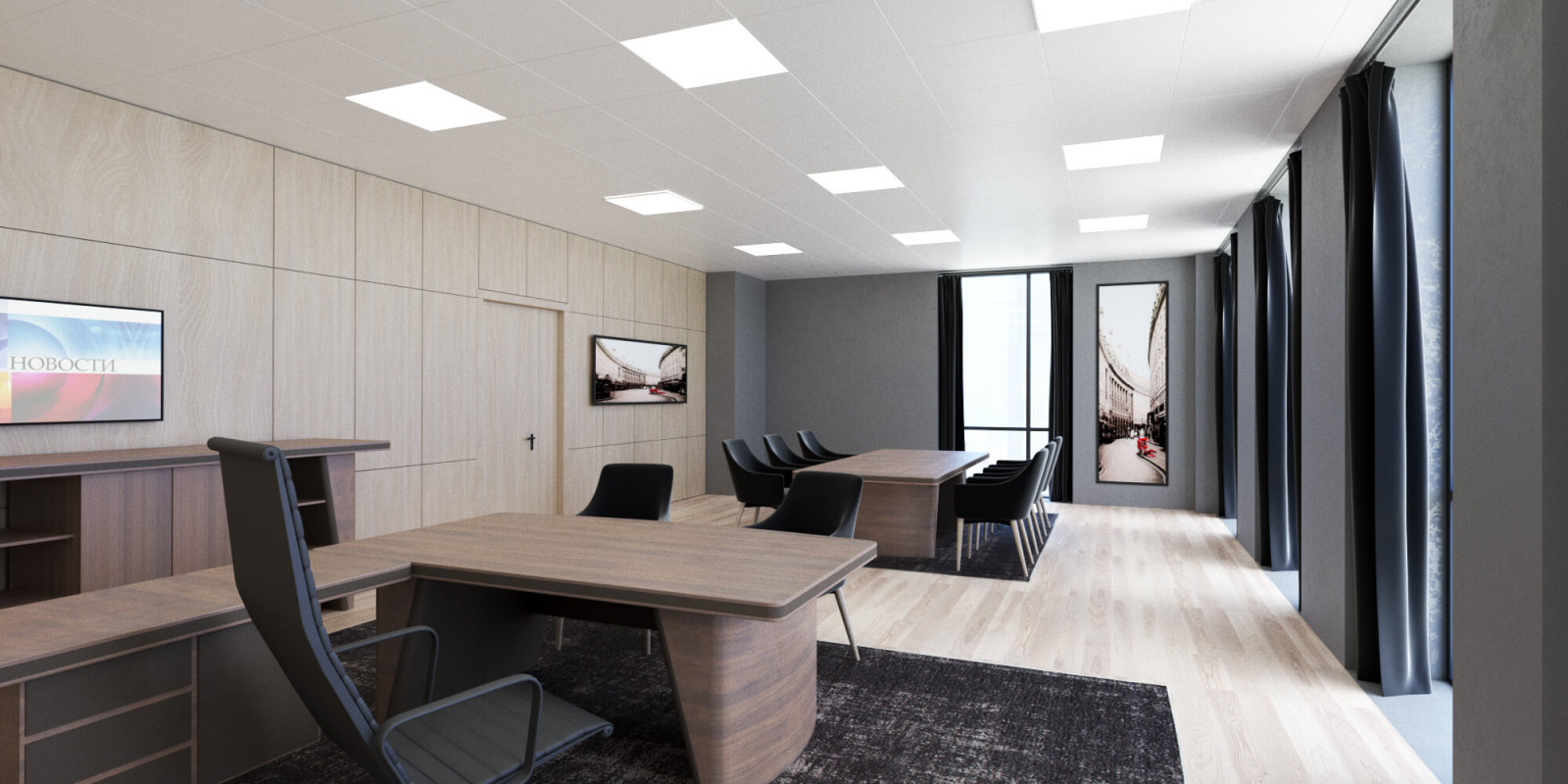 Дизайн интерьера офисов Астане(Нур-султане). Студия дизайна интерьера