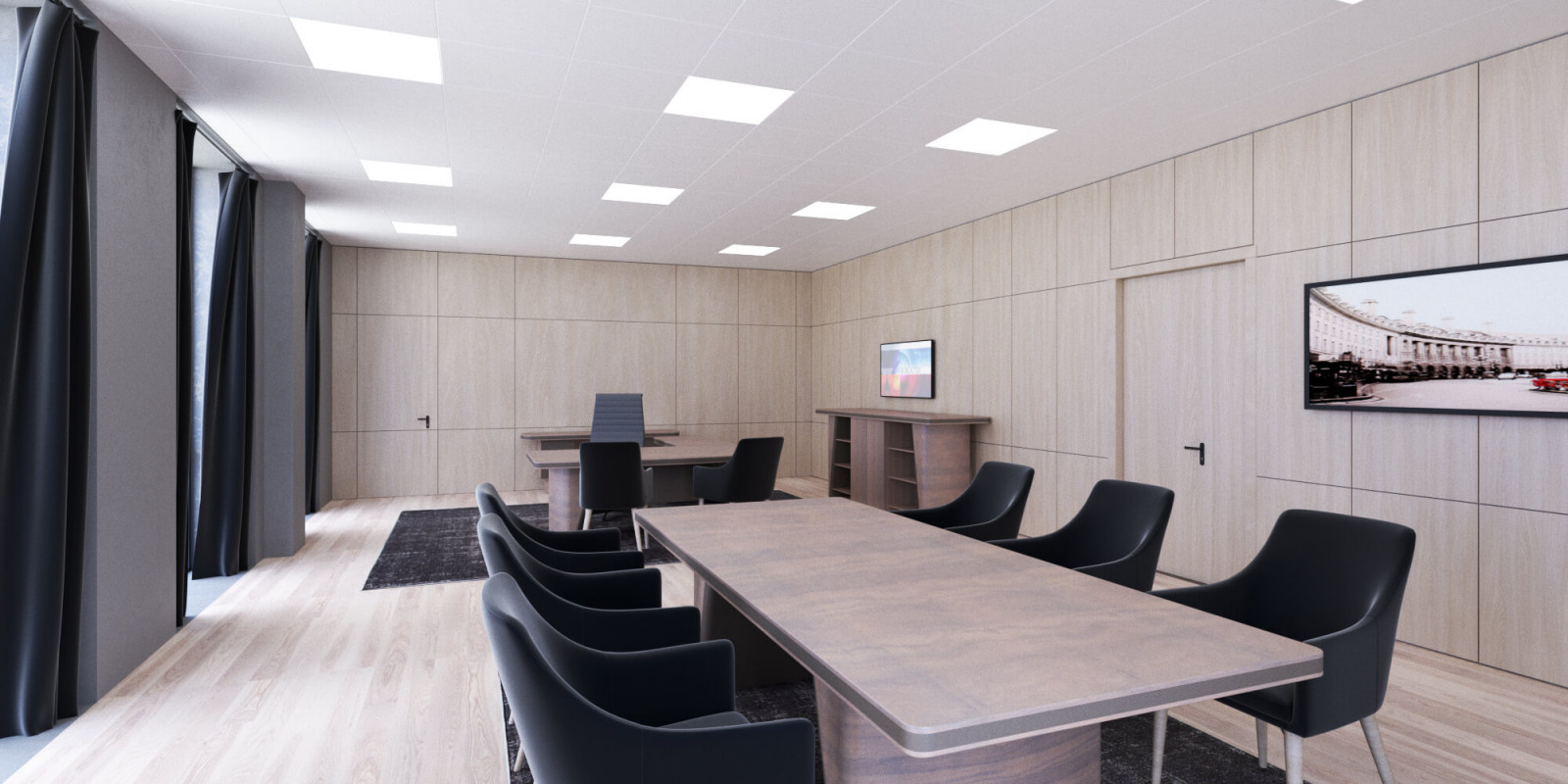 Дизайн интерьера офисов Астане(Нур-султане). Студия дизайна интерьера